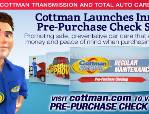 Cottman Transmission and Total Auto Care Launches Innovative Pre-Purchase Check Services